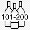 101-200 бутылок