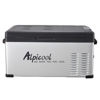 Холодильник автомобильный 12/24 вольт от прикуривателя автомобиля Alpicool C25 (25 л.) 12-24-220В черный