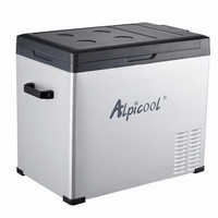 Компрессорный авто холодильник 12/220в Alpicool C50 (50 л.) 12-24-220В черный