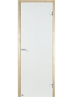 Двери стеклянные HARVIA 8/21 коробка сосна, прозрачная D82104M