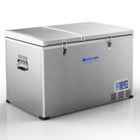 Большой компрессорный автохолодильник ICE CUBE IC100/106 литров