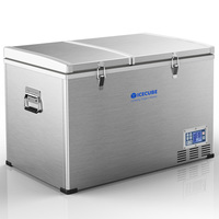 Большой компрессорный автохолодильник ICE CUBE IC80/70 литров