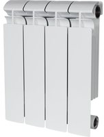 Биметаллический радиатор STOUT ALPHA 350 4 секции (SRB-2310-035004)