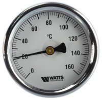 Термометр биметаллический с погружной гильзой Watts F+R801 (T) 63/50 (1/2